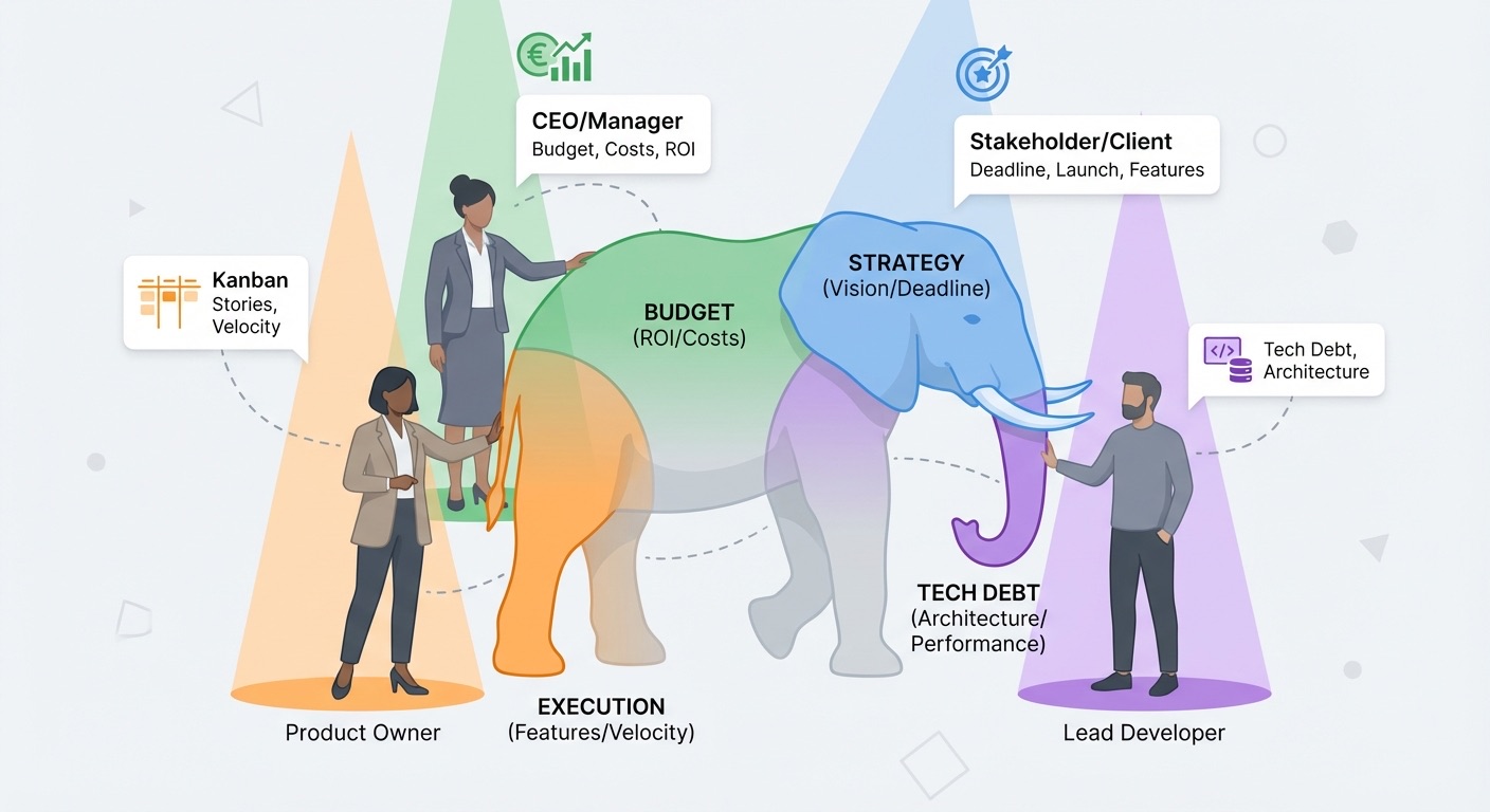 The Project Elephant Parable: Each stakeholder only sees their part